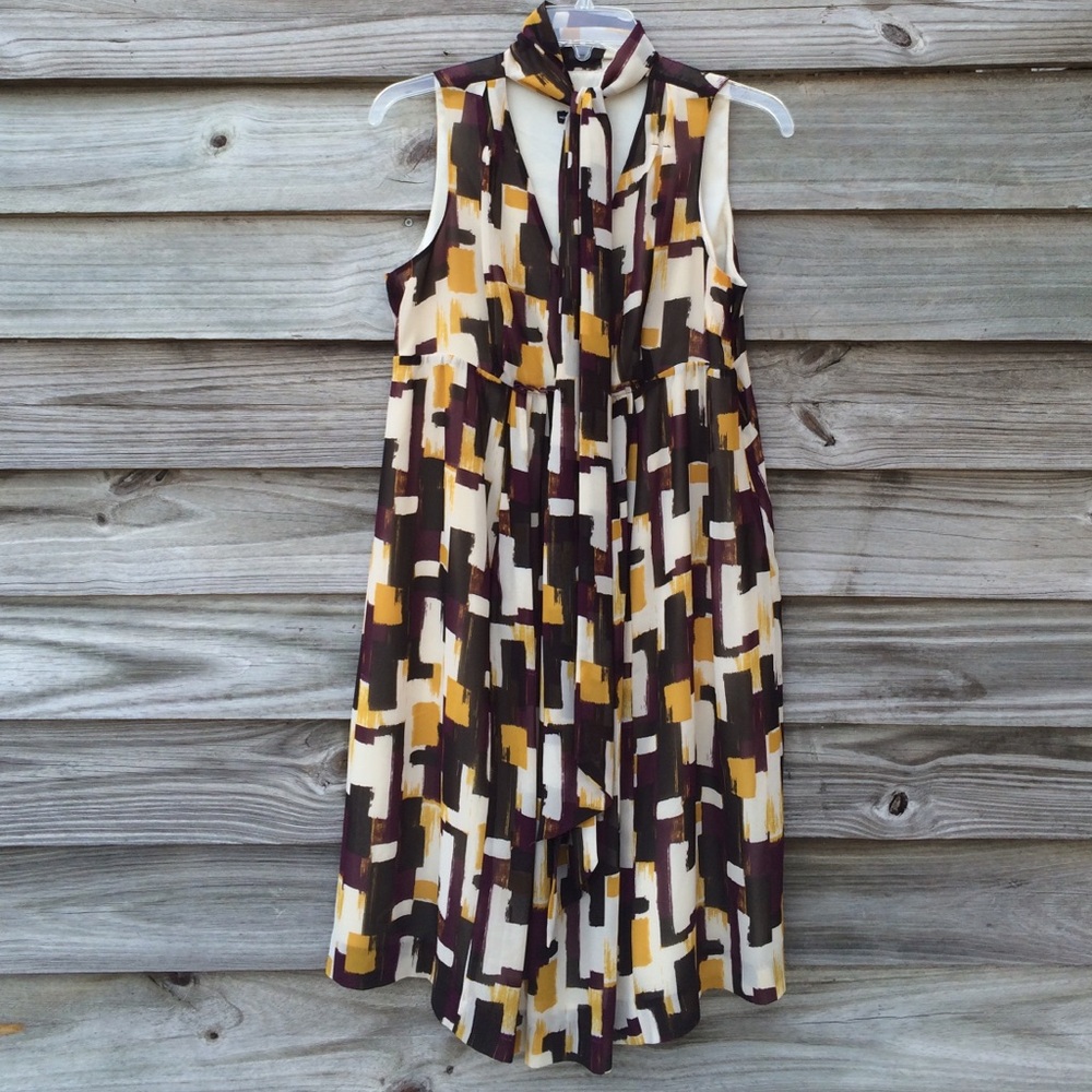 🎉🎉HOST PICK🎉Purple, gold, black and cream dress